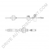 Cable d'embrayage réglage automatique pour Citroen Jumpy 1.9 TD de 10/95 à 01/07