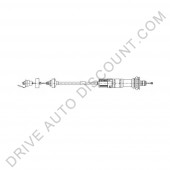 Cable d'embrayage réglage manuel - Peugeot 206 1.4 HDI de 12/99 à 01/09