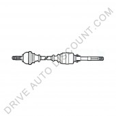Cardan, transmission avant droit, passager Peugeot 205 Auto 1,6 XU5 Essence consigne incluse