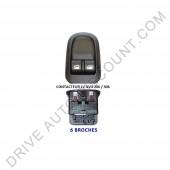 Contacteur bouton platine lève-vitres électrique avant gauche, Peugeot 206