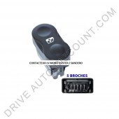 Contacteur bouton platine lève-vitres électrique mono, Dacia Sandero - 5 broches