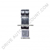 Contacteur bouton platine lève-vitres électrique avant, Seat Ibiza 5P de 03/08 à 12/16